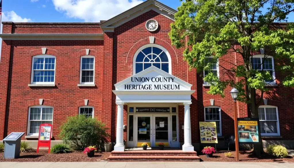 Image of the Union County Heritage Museum's main building or a notable exhibit