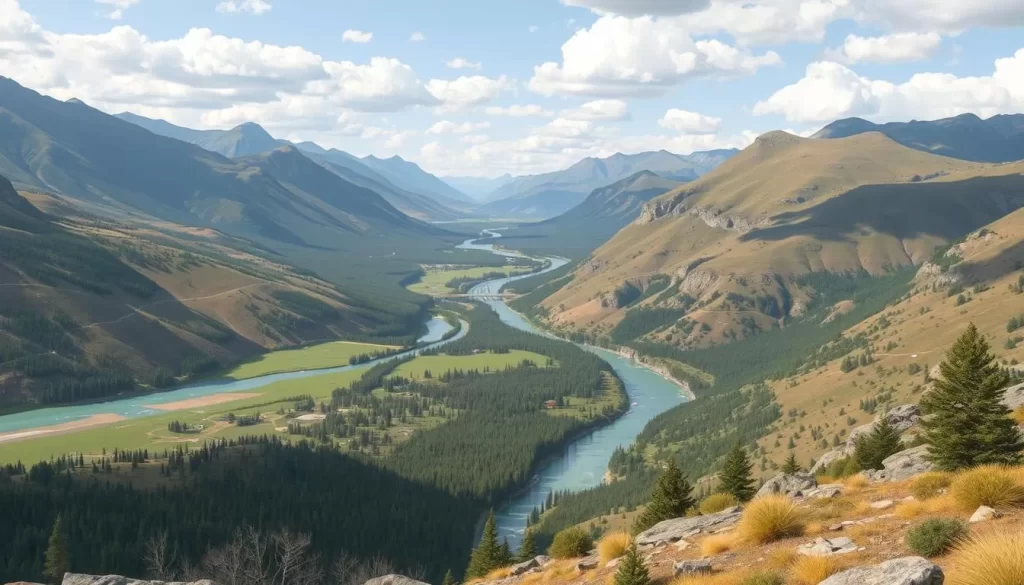 Image of the West Block's Frenchman River Valley