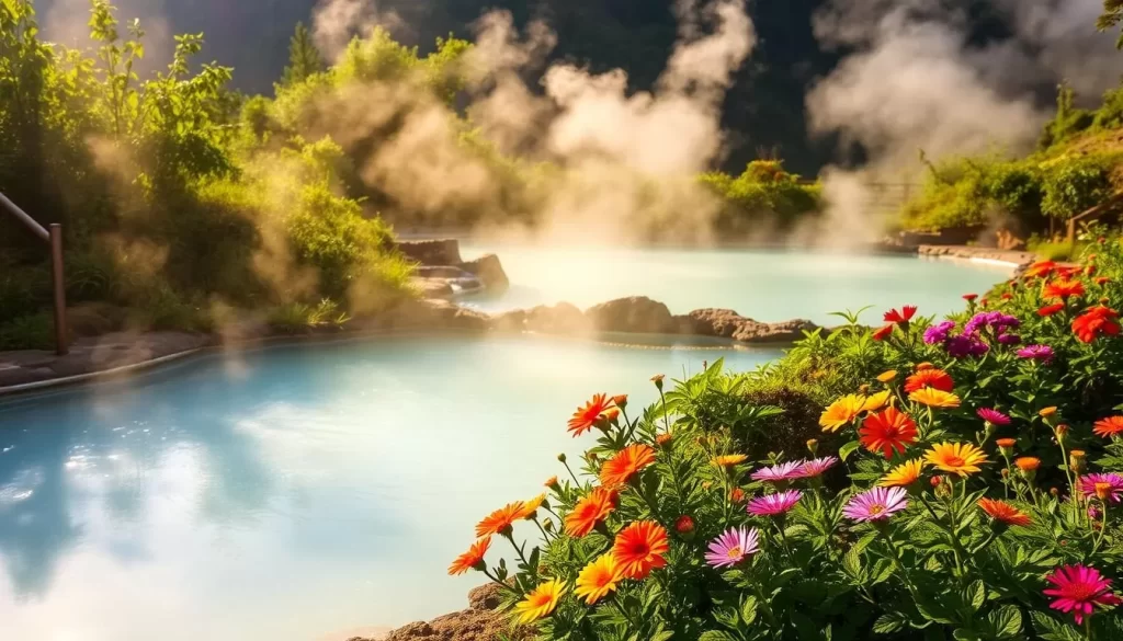 Image of thermal hot springs in Ahuachapan, El Salvador