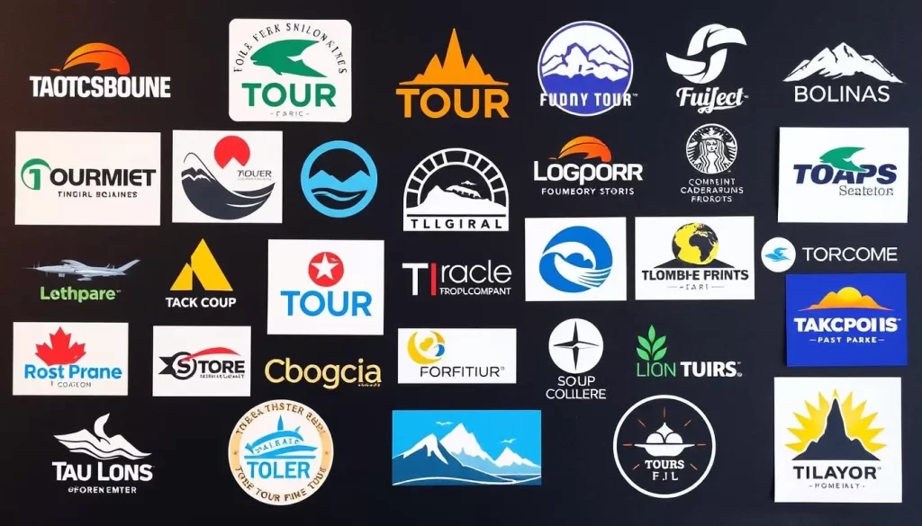 Image of various tour companies' logos
