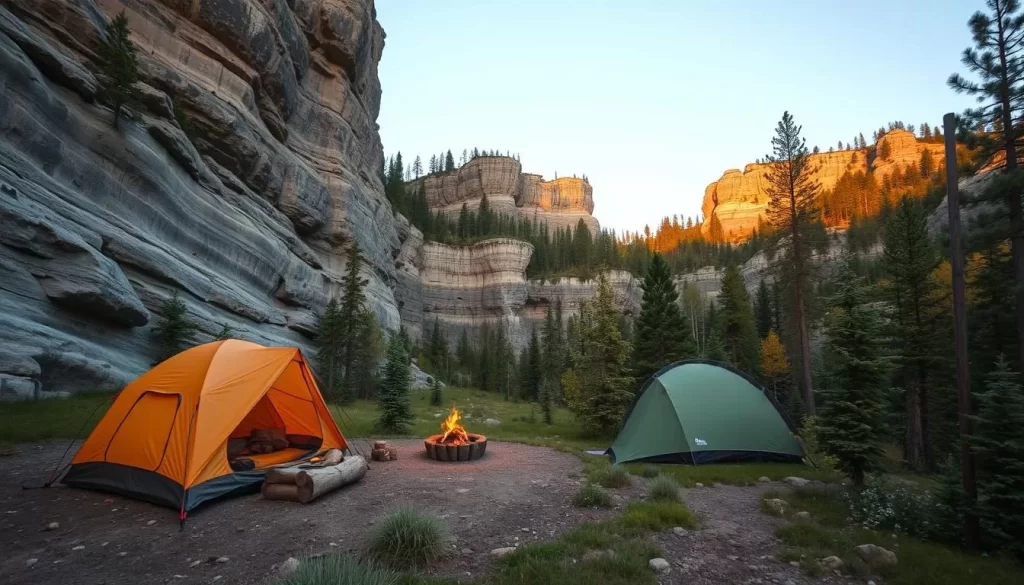 Imagine camping amidst the breathtaking bluffs of Minnesota.