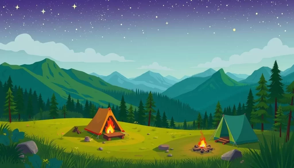 Imagine camping in Iaik National Park during the summer