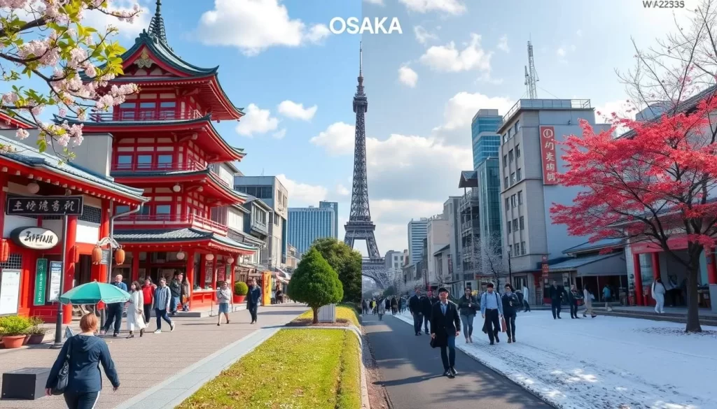 Imagine experiencing Osaka's vibrant culture and attractions in every season.