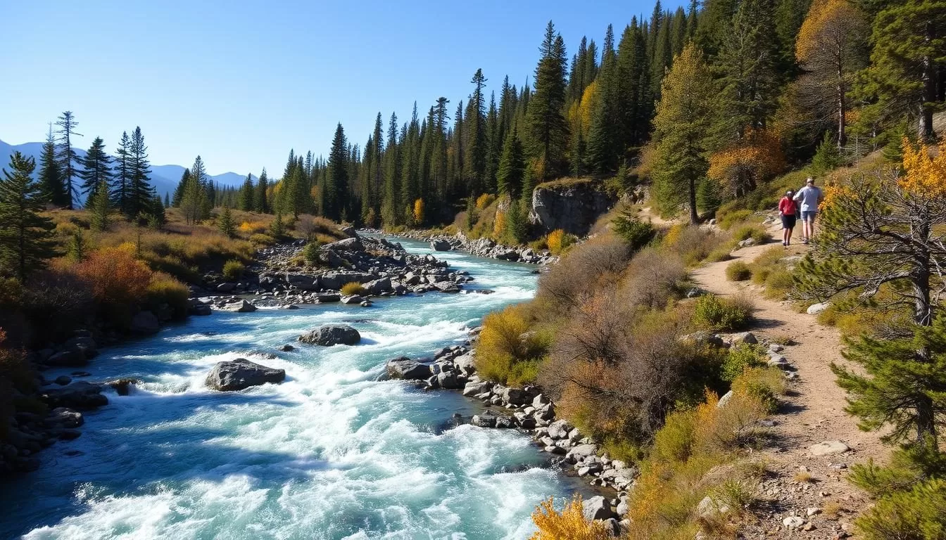 Imagine exploring a pristine wilderness with rushing rivers, scenic trails, and abundant wildlife.