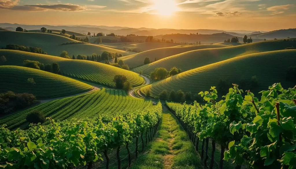Imagine strolling through the rolling hills of Topola, surrounded by lush vineyards and the warm Serbian sun.