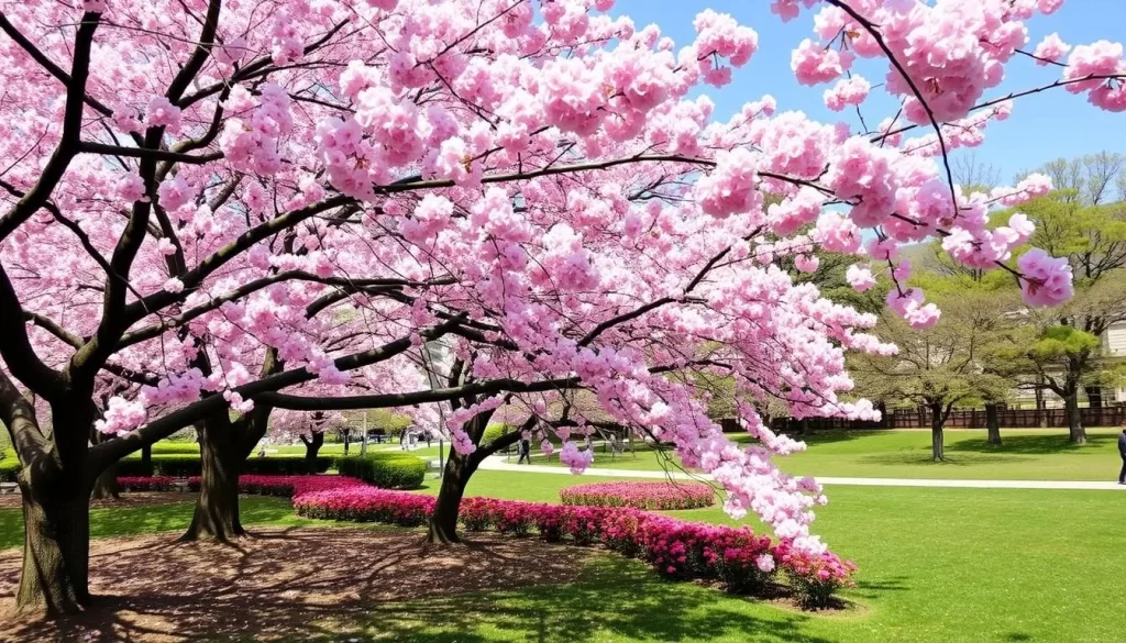 Kairaku Park Tsu Japan spring cherry blossom