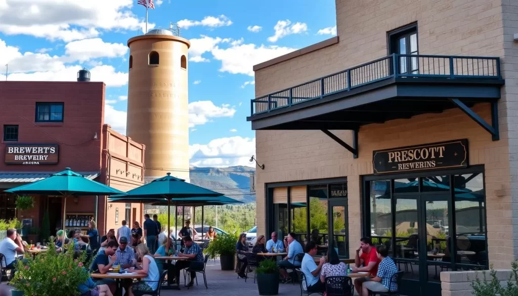 Local breweries and restaurants in Prescott, Arizona