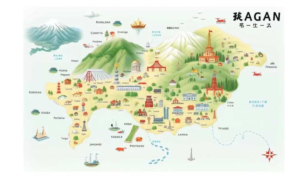 Nagano Prefecture map