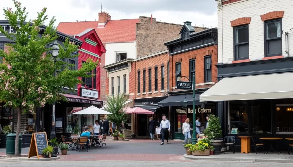 Osborne Village Winnipeg with eclectic shops and diverse dining options