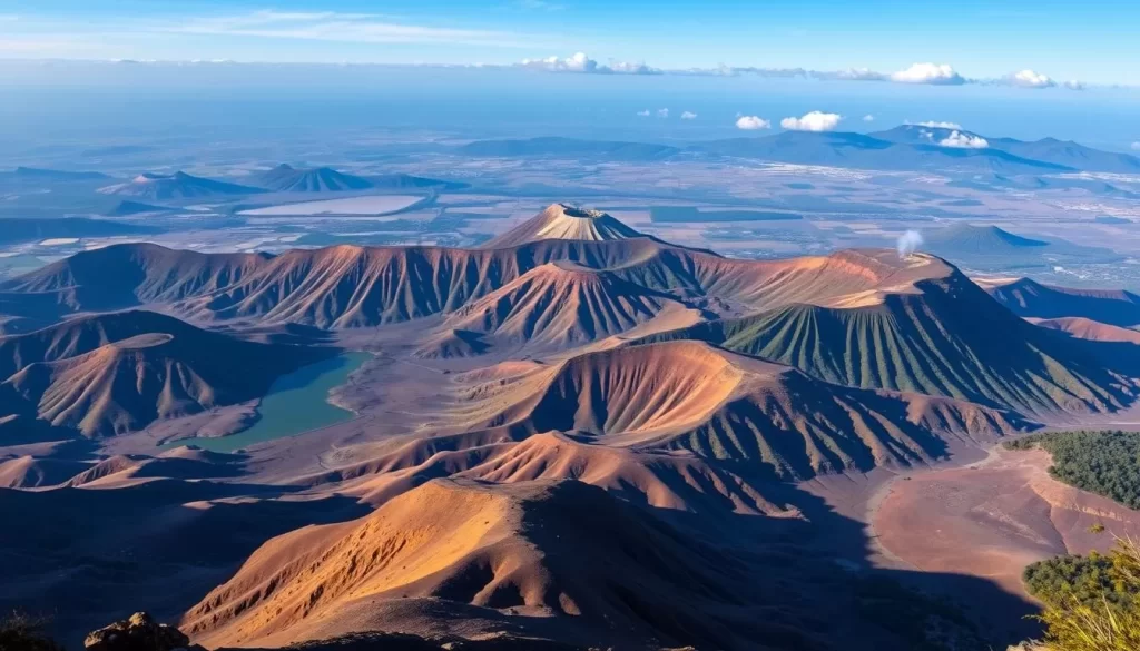 Panoramic view of Aso Caldera from Daikanbo viewpoint