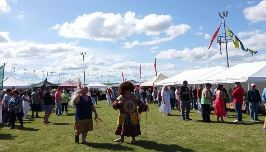 Participating in the Omingmak Frolics festival in Cambridge Bay