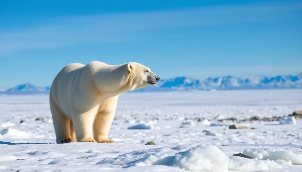 Polar bear watching in Nunavut