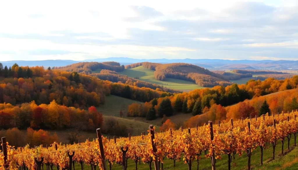 Slovakia wine country autumn landscape