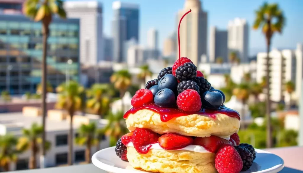 Sweet Lady Jane Los Angeles triple berry shortcake image