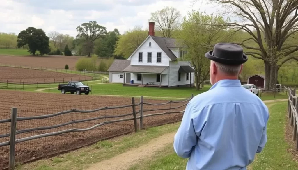 An Amish farm tour in Lancaster, PA, showcasing traditional farming practices and an 1840 Farmhouse.