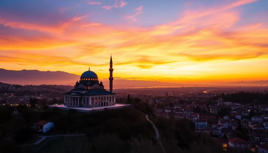 An image of Alaeddin Mosque and Hill with panoramic views of Konya