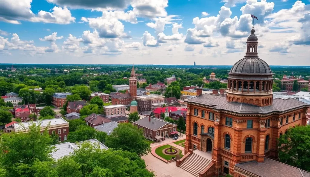 An image of Natchez, Mississippi, showcasing its historic architecture and scenic views.