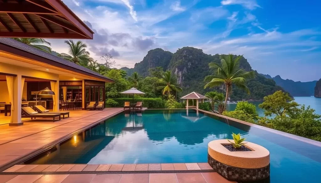 An image of Railay Princess Resort & Spa's pool area with a beautiful view.