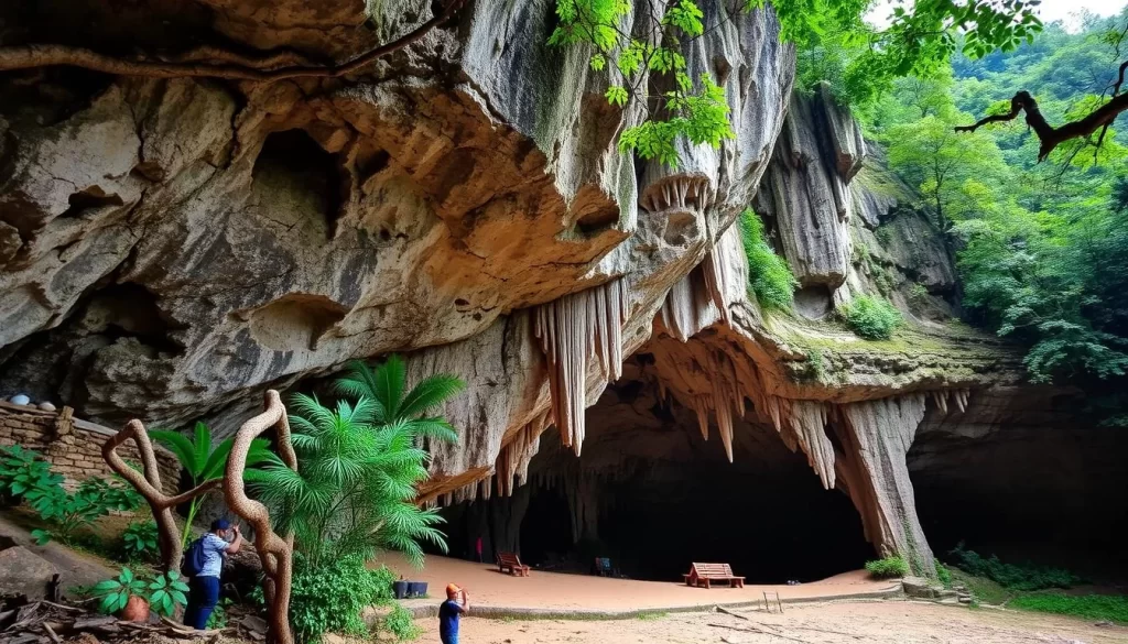 An image of Wang Burma Cave within the Perlis State Park