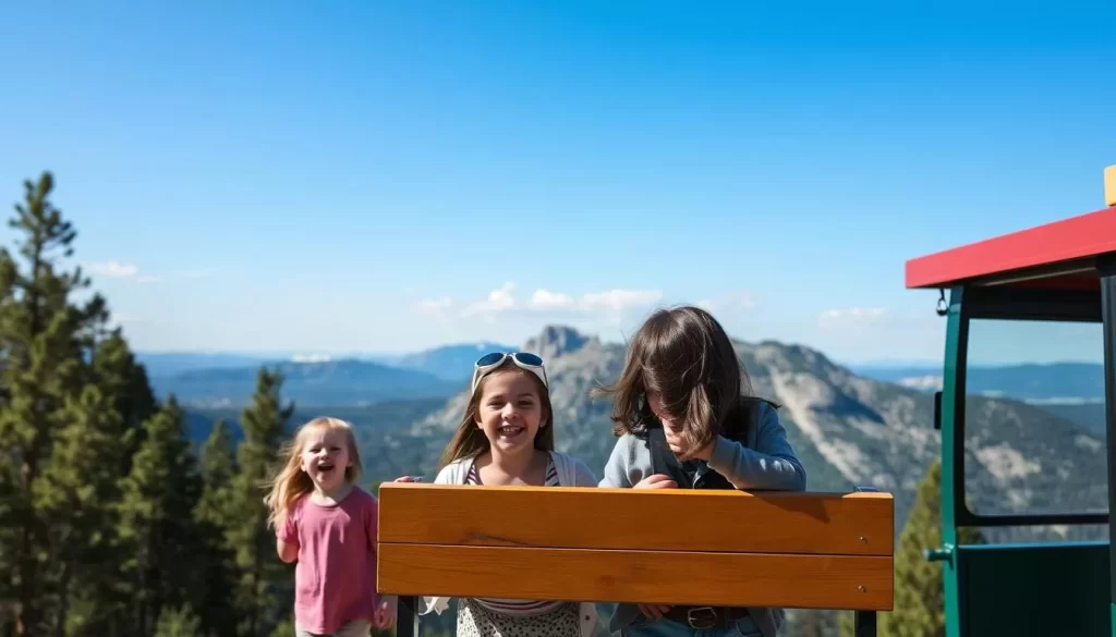 An image of a family enjoying the Rushmore Tramway Adventures