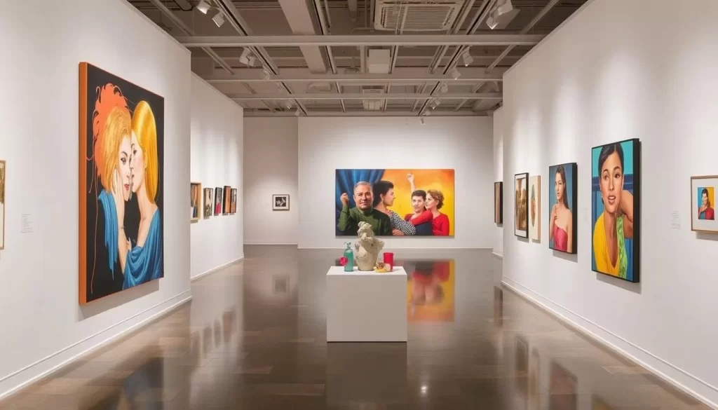An image of the Kimball Art Center's contemporary art exhibition