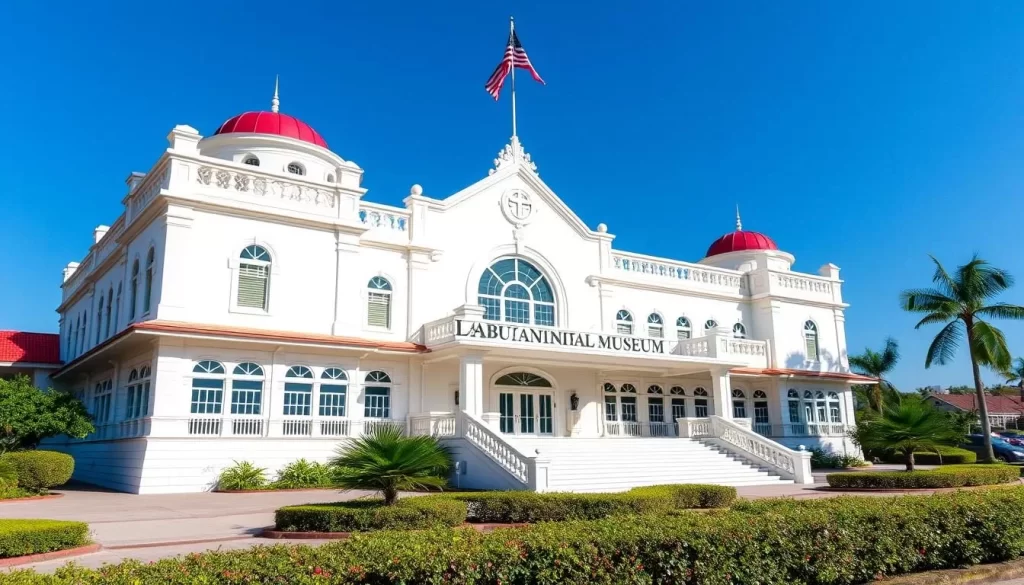 An image of the Labuan Marine Museum exterior
