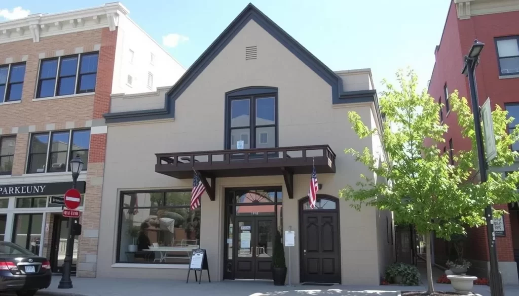 An image of the Park City Museum's exterior on Main Street