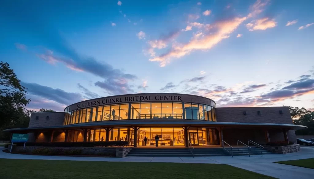 An image of the Southern Cultural Heritage Center's exterior or an exhibit showcasing the region's cultural heritage.