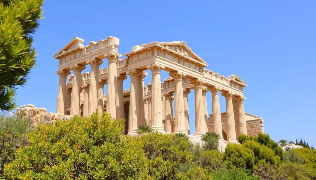 Ancient ruins on Rhodes Island, Greece