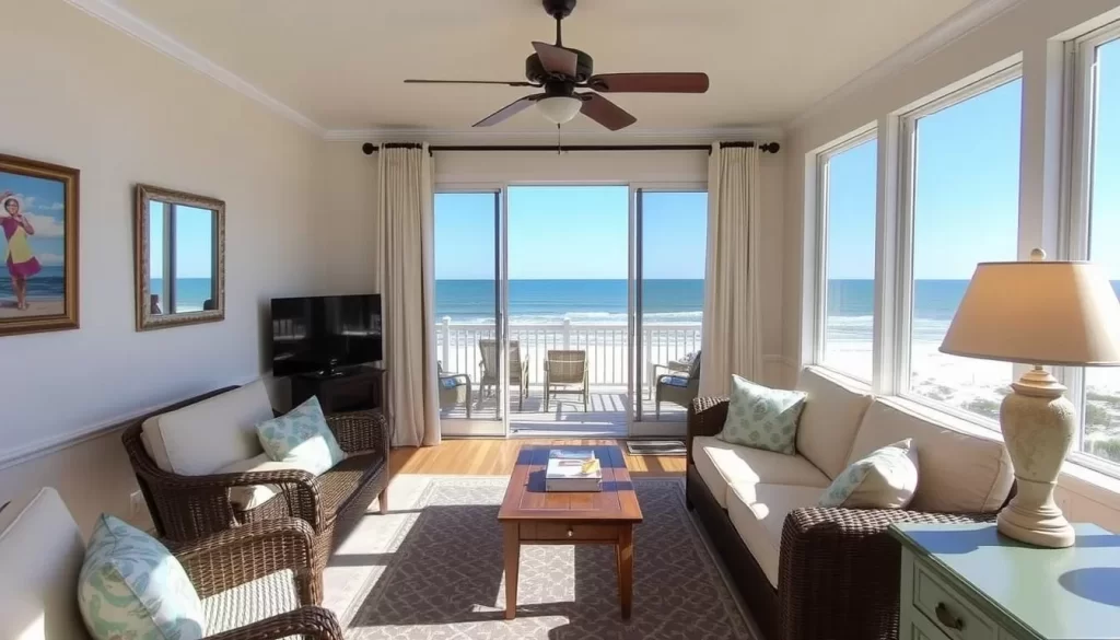 Beach house rentals Dauphin Island with a view of the Gulf of Mexico