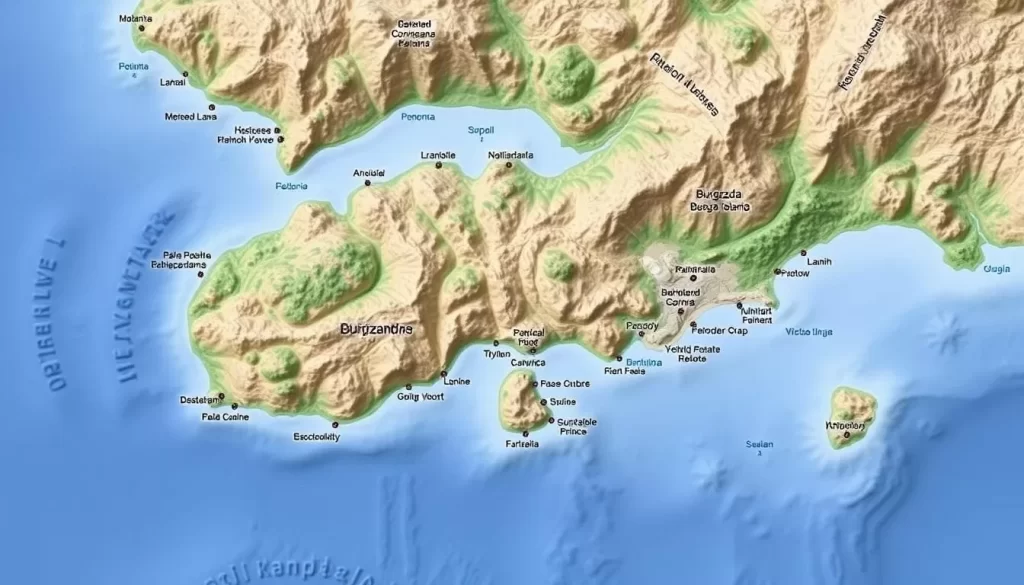 Burgazada Island location map