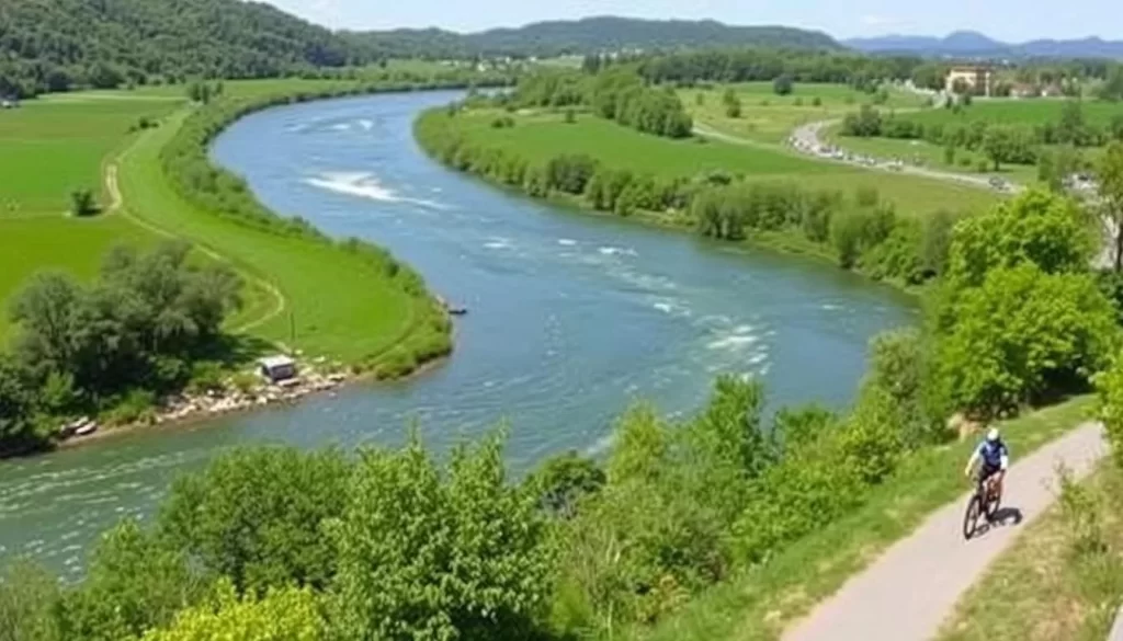 Danube Cycle Path in Lower Austria