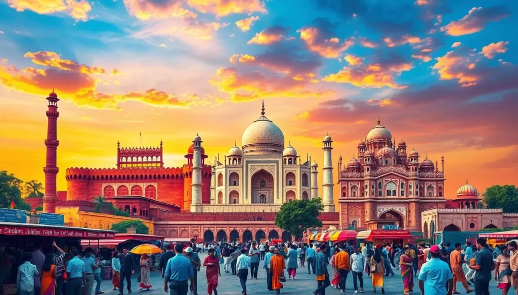 Delhi, Agra, and Jaipur image