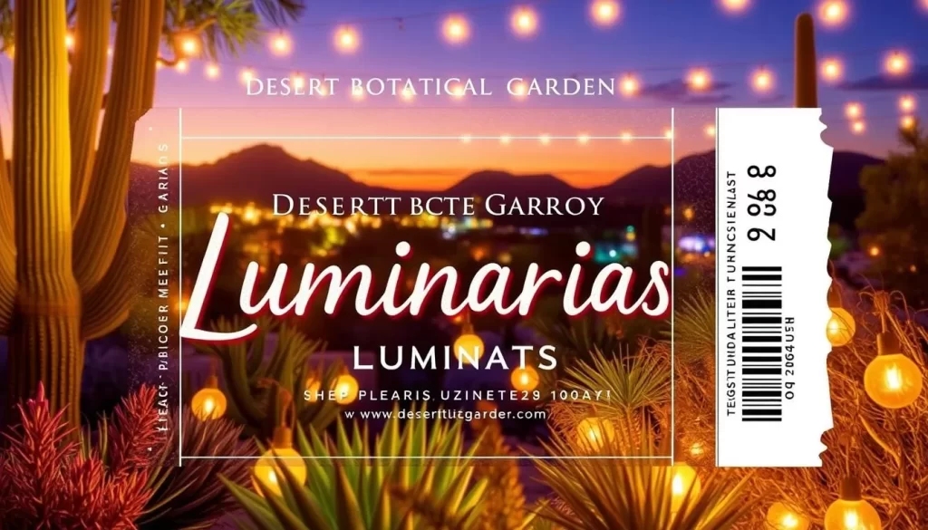 Desert Botanical Garden Luminarias tickets image