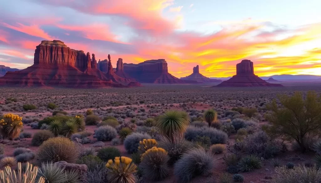 Desert landscapes around Mesa, Arizona