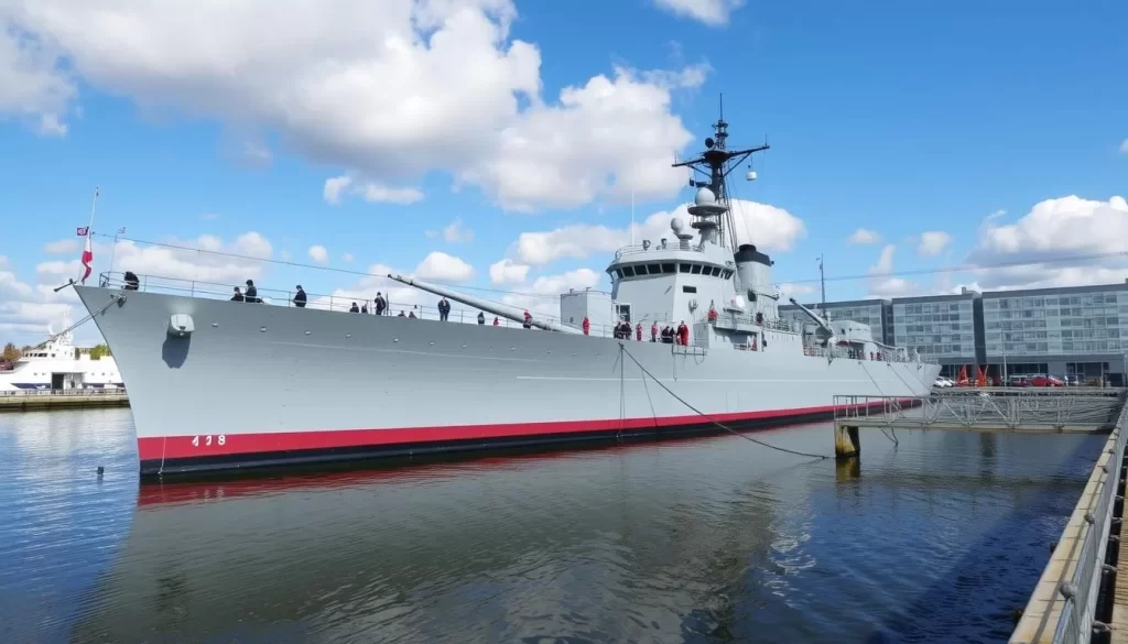Discover ORP Błyskawica, a historic destroyer turned museum ship