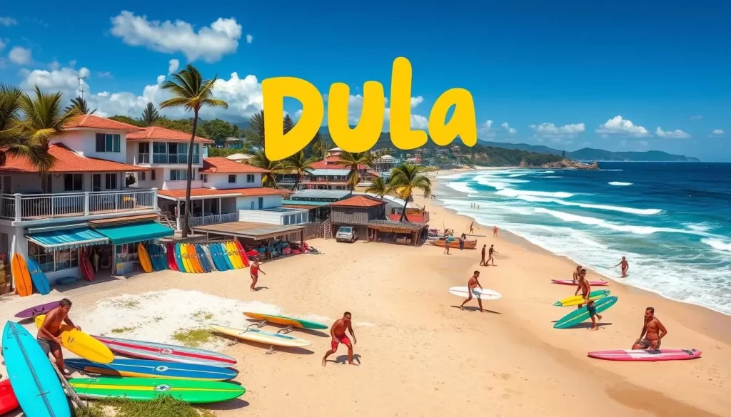 Dulan surf town image