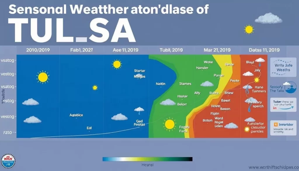 Explore Tulsa's seasonal weather patterns