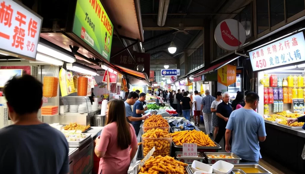 Explore hawker centers in George Town