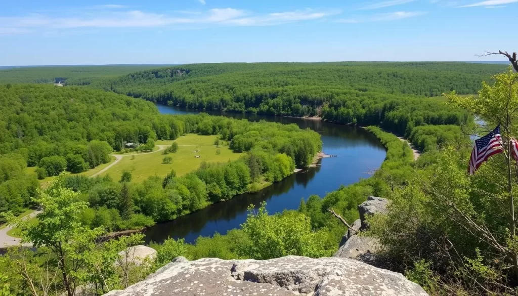 Explore the natural beauty of Crow Wing State Park, Minnesota