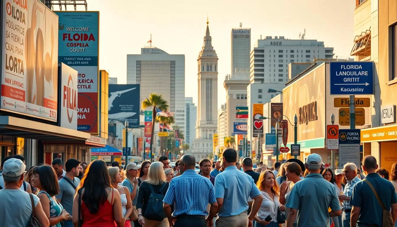 Florida, United States: Official and widely spoken languages
