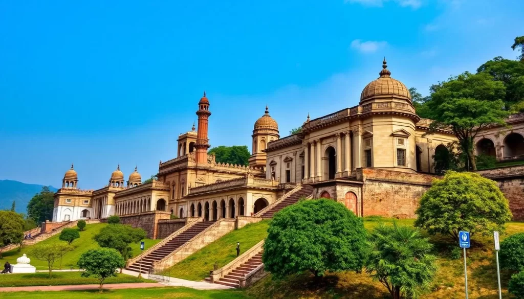 Generate an image of Dehradun's historical landmarks