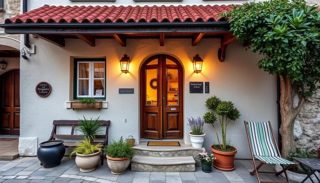 Generate an image of Pensjonat U Jacka's cozy guesthouse exterior.