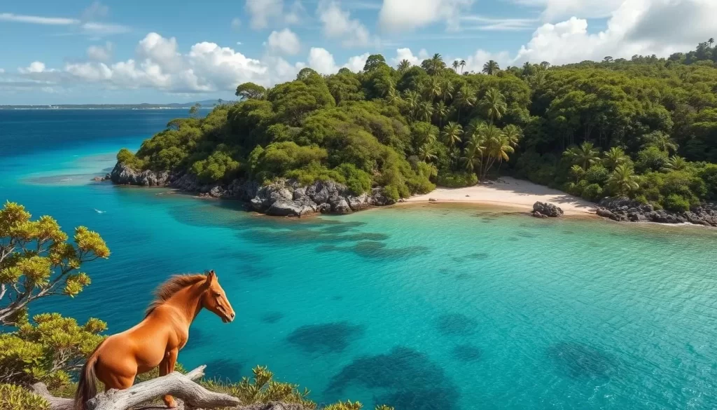 Generate an image of Saanane Island National Park showcasing its wildlife