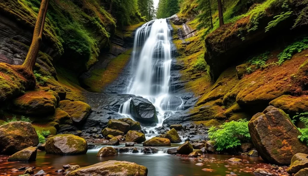 Generate an image of Sol Duc Falls.
