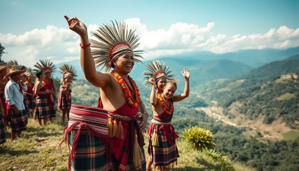 Generate an image of the Apatani tribe celebrating the Dree Festival in Ziro Valley