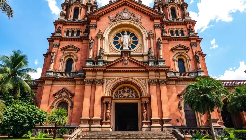 Generate an image of the Cathedral of Bom Jesus in Daman, showcasing its stunning architecture and historical importance.