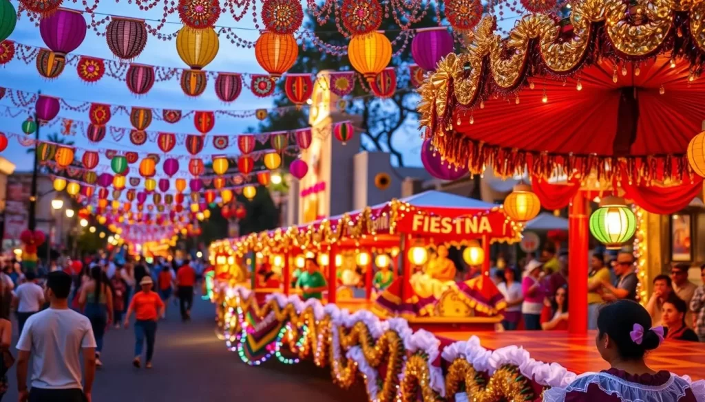 Generate an image of the Fiesta San Antonio celebration
