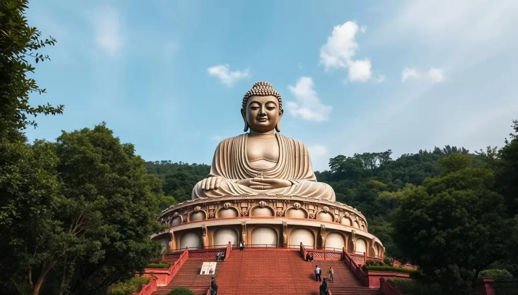 Generate an image of the Great Buddha of Baguashan