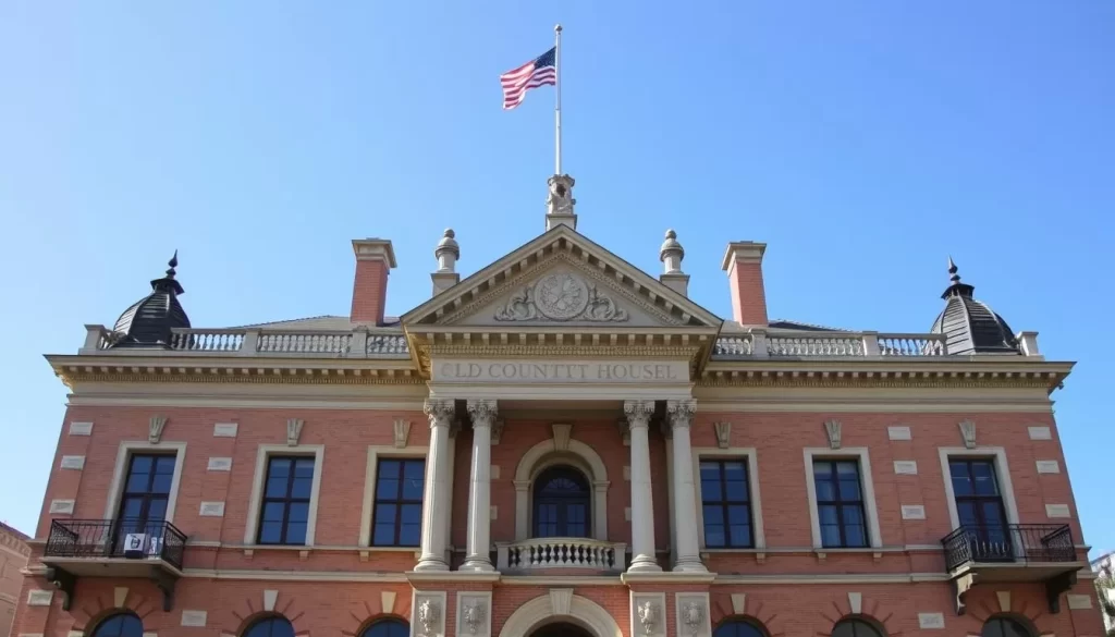 Generate an image of the Old Court House Museum's facade, showcasing its historic architecture.